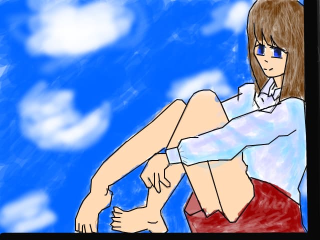 fata anime ganditoare