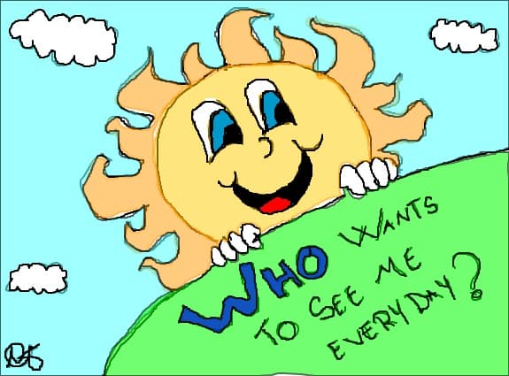 Happy sun