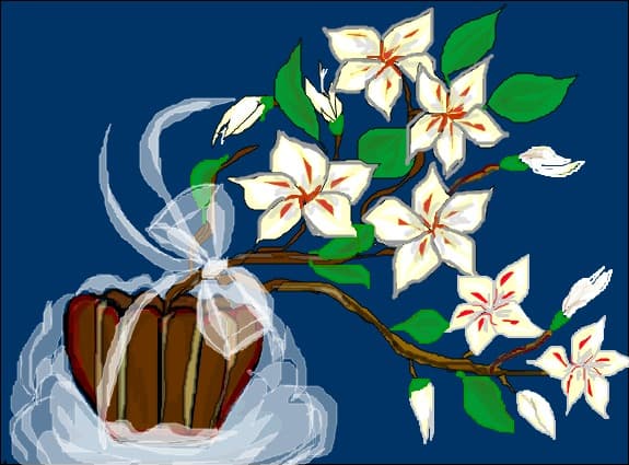 Desen 18762 modificat:planta ornamentala