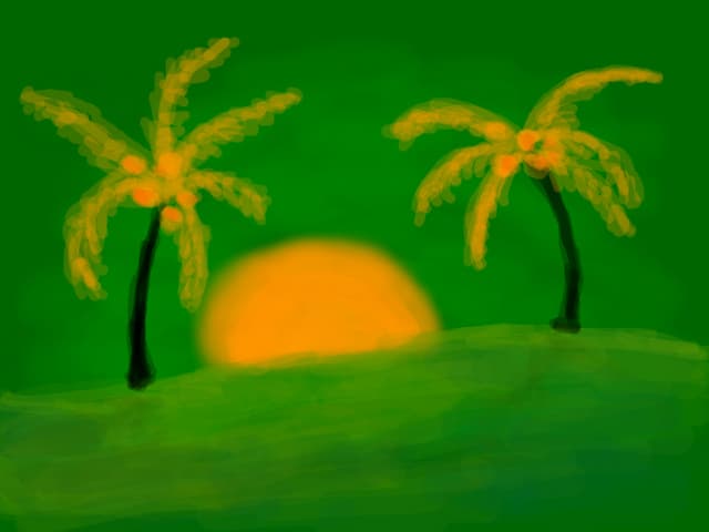 verde si portocaliu