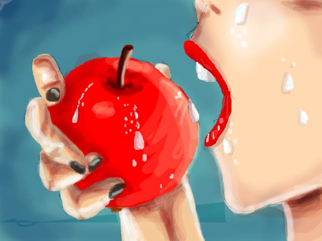 eat some apple