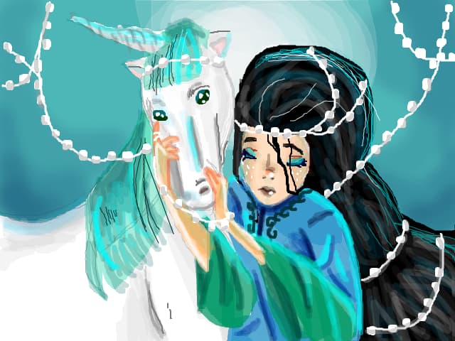 horse and girl