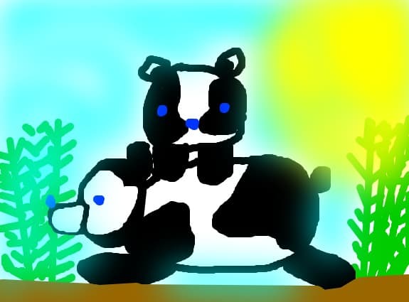 2  ursi panda