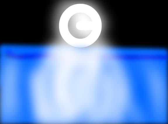 luna plina peste mare