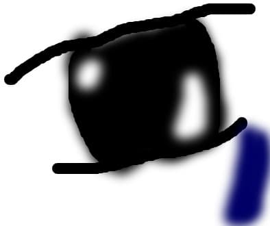 sad anime eye