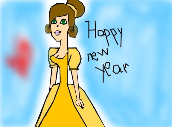 O printeza care va ureaza Happy new year