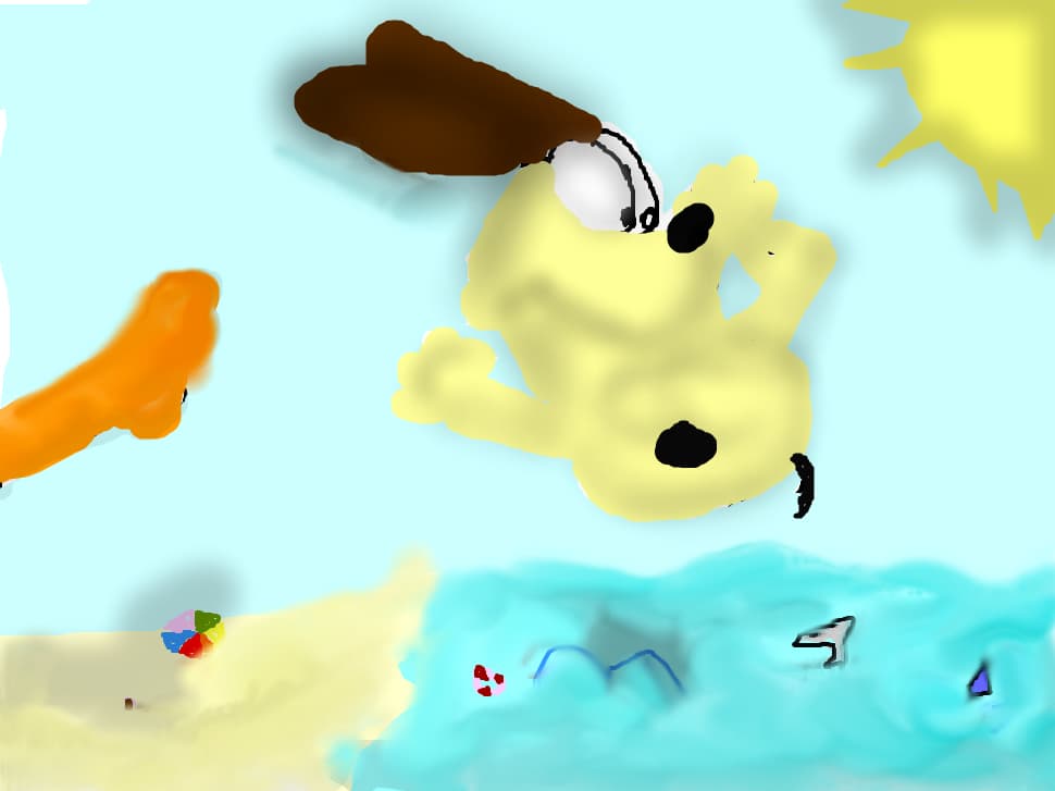 Of..Garfield il suteaza pe Odie