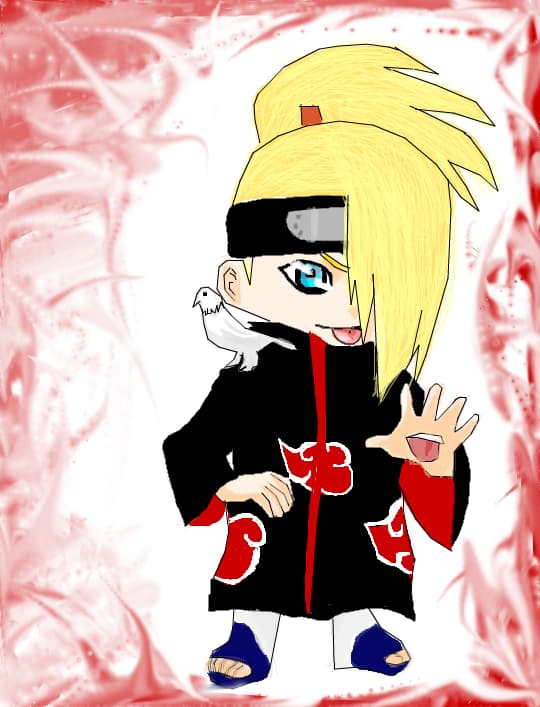 deidara chibi
