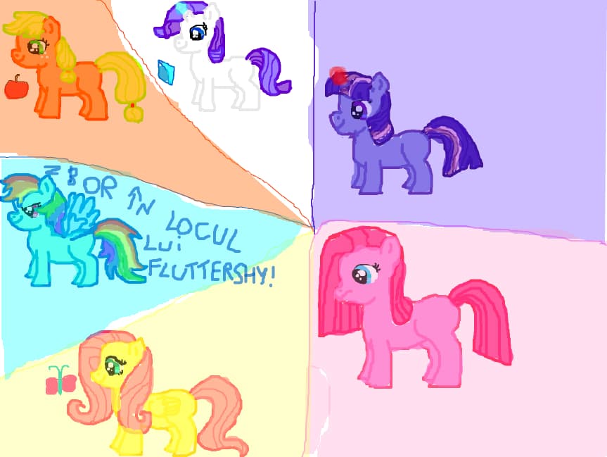 Mane Six fillies