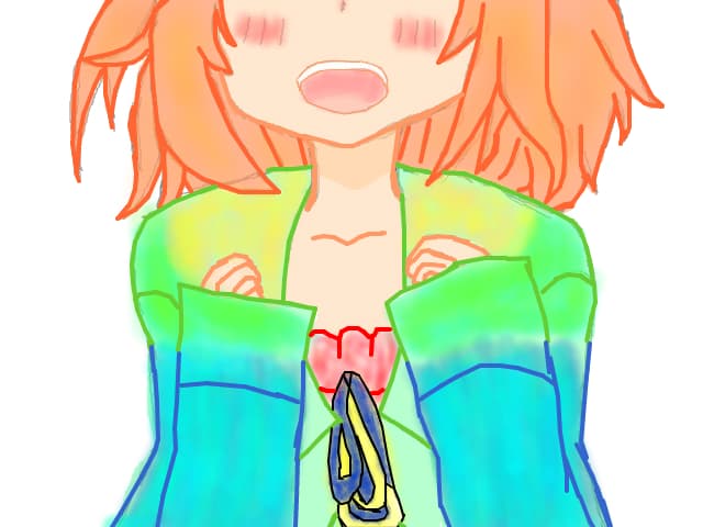 Rainbow Anime Girl