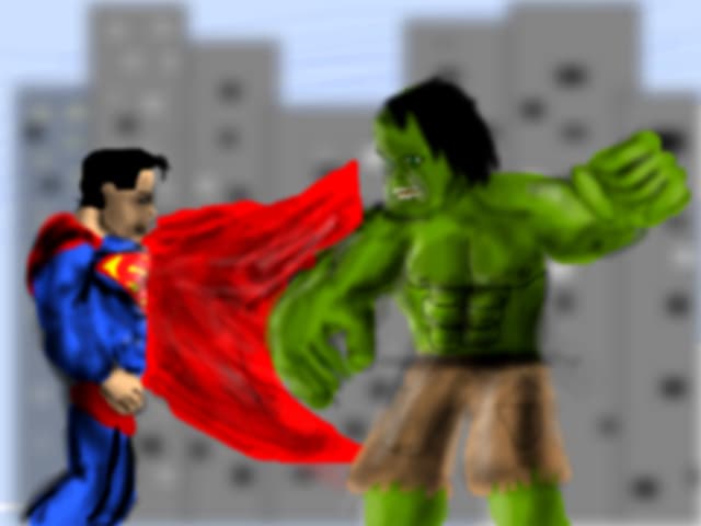 hulk vs superman
