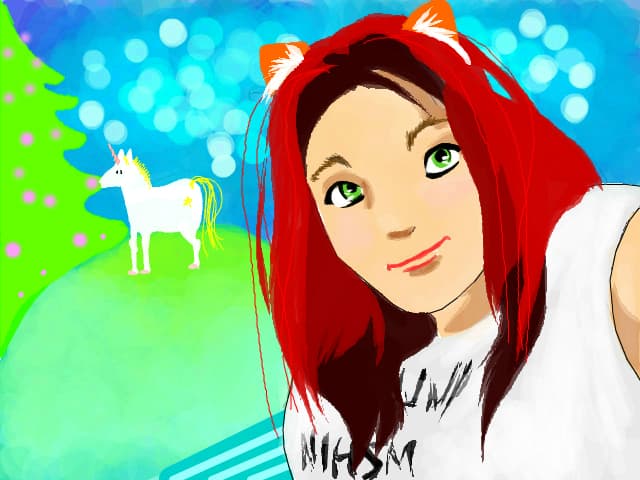 Secrett Fantasy si unicornul-Tiny Portraits