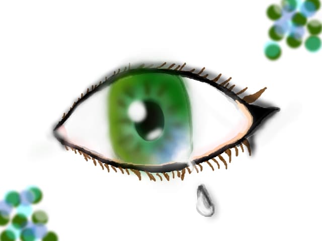 Green eye