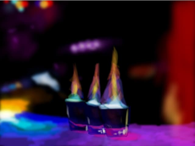 The night in club