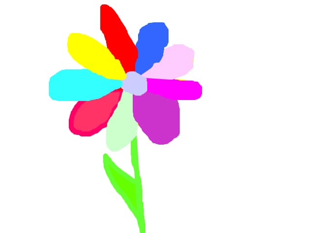 floare in 9 culori