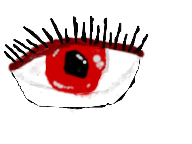 An eye of a vampire