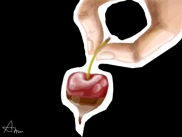 cherry and chocolate