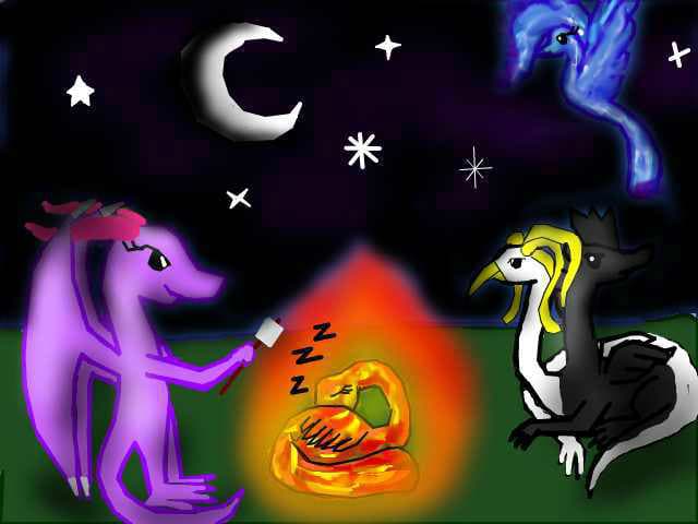 la foc de tabara dawn dragon ,LoveDragon si Drago-Byrd