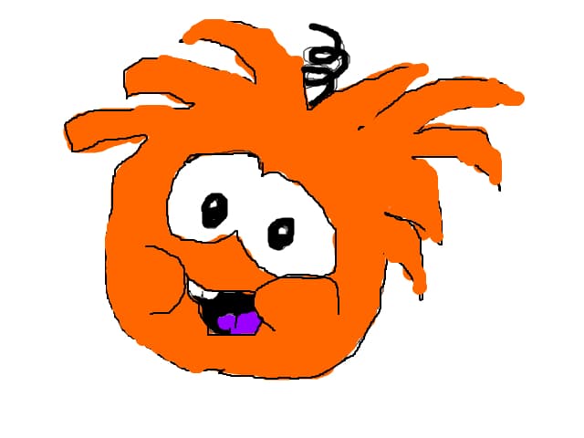 puffle orange