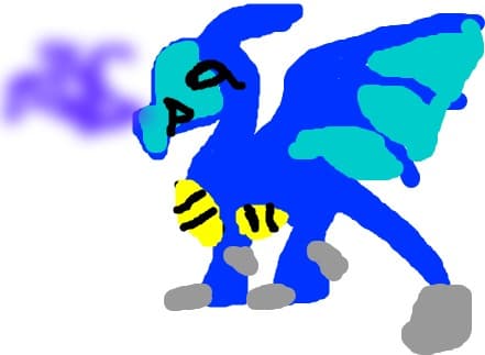 dragonul apei mov