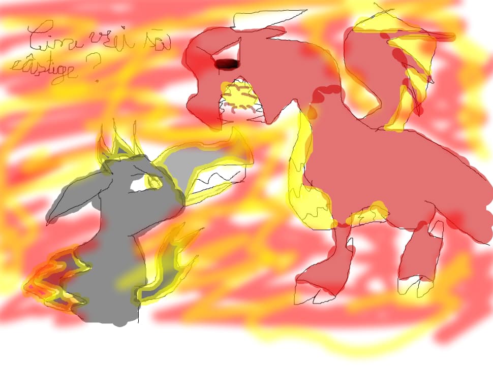 dragon vs pasare leu