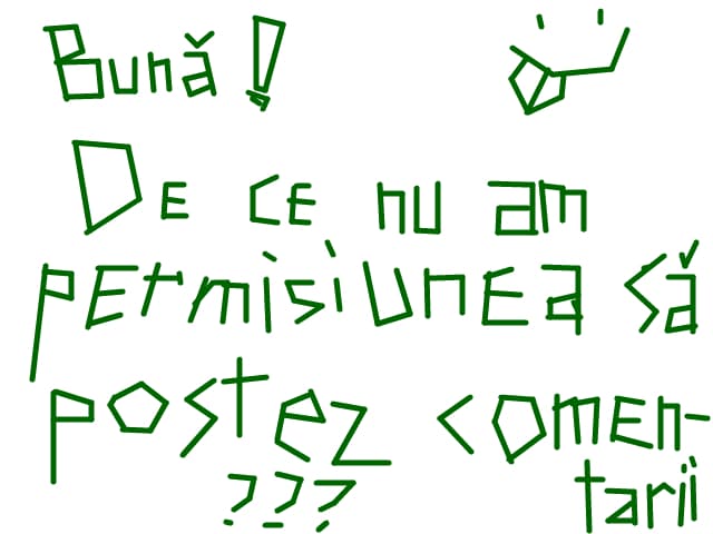 O intrebare pentru utilizatori