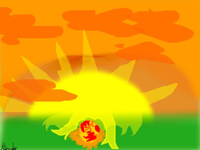 Egg sun-Sun beam