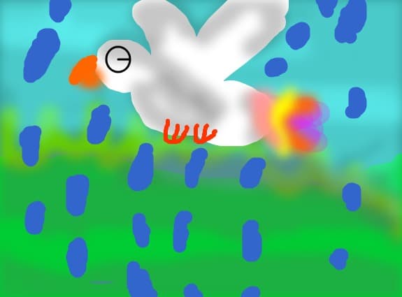 Zbor prin ploaie!:)