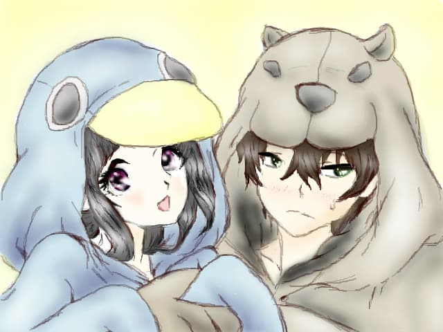 Oreki Bear &amp;amp;amp; Chitanda Penguin