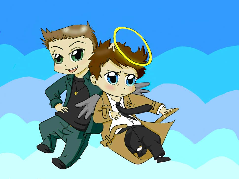 Dean and Castiel-Supernatural