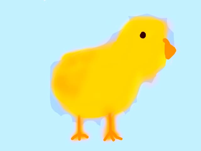 Un pui de gaina