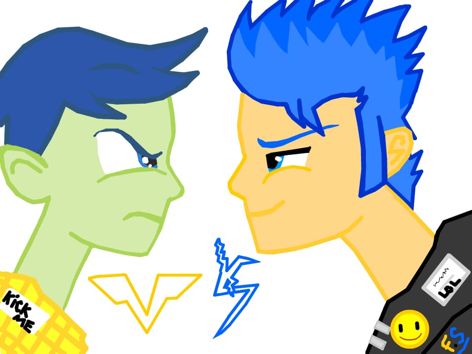 Comet Tail (Justin bieber) vs Flash Sentry (Wolverine :)) )