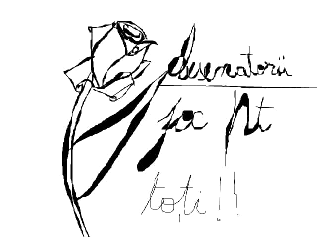 desenatorii e un joc pt toti ,nu numai pt cei cu asa zisu\' talent  cateodata inexistent
