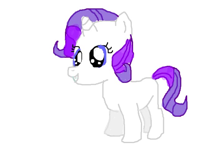 Rarity filly