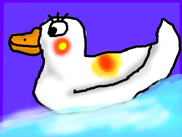 Primul desen din My Little Duck