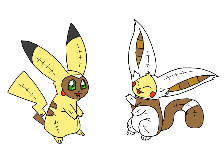Pikachu &amp; Momo