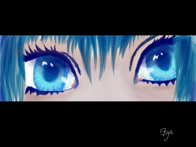 Blue eyes ...