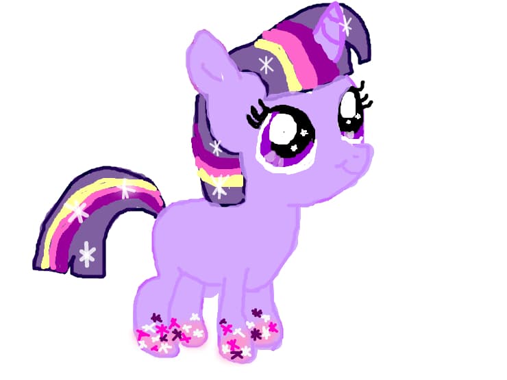 twilight micuta in varianta rainbow power