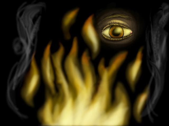 Uitandu-se la foc- practica cu imaginatie