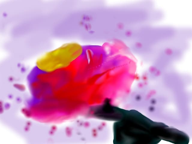Plosc :D Floricica la apa :)