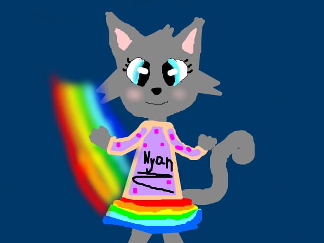 Nyan cat human