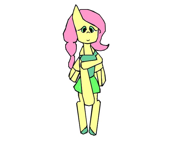 Eu in corpul Fluttershy?