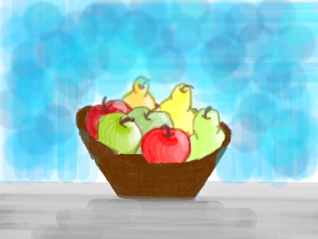 cos cu fructe