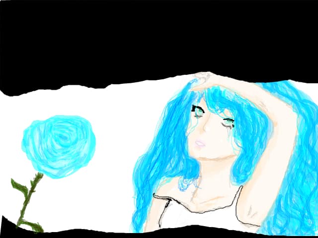 The blue rose