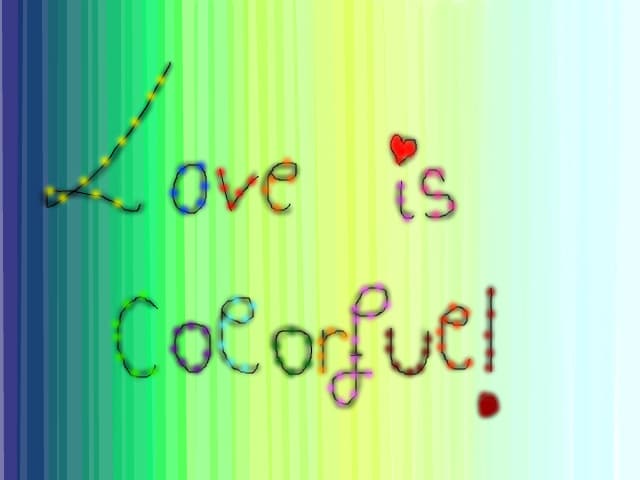 love is colorful