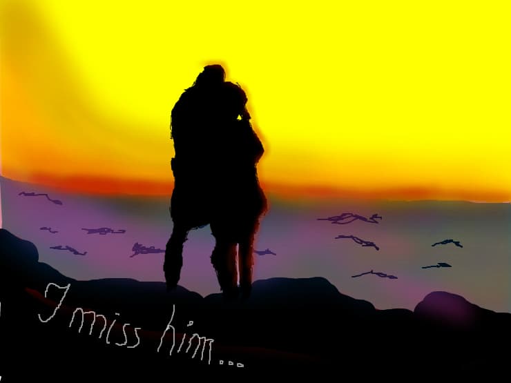 I miss him