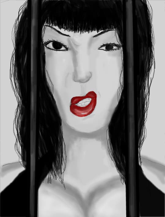 scarry girl