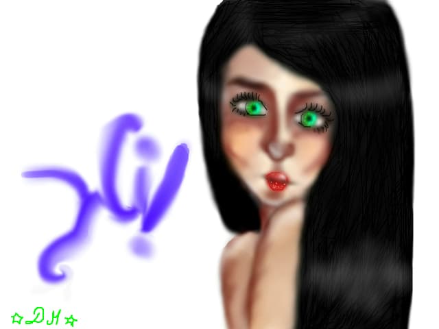 green eyes
