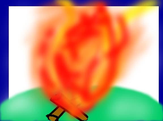 Un foc mare
