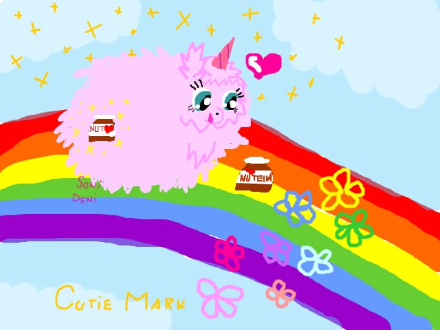 Pink Fluffy Unicorn cutie mark